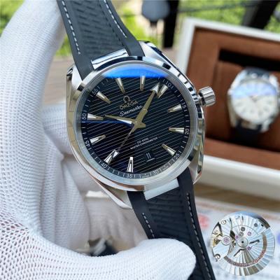 Replica Seamaster 8500 Automatic Movement Mens Watch Black Dial Rubber Strap B E394