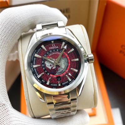 Replica Seamaster 8900 Automatic Movement Mens Watch Red Dial Stainless Steel B E412