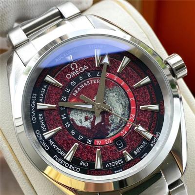 Replica Seamaster 8900 Automatic Movement Mens Watch Red Dial Stainless Steel B E412