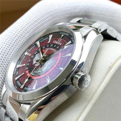 Replica Seamaster 8900 Automatic Movement Mens Watch Red Dial Stainless Steel B E412