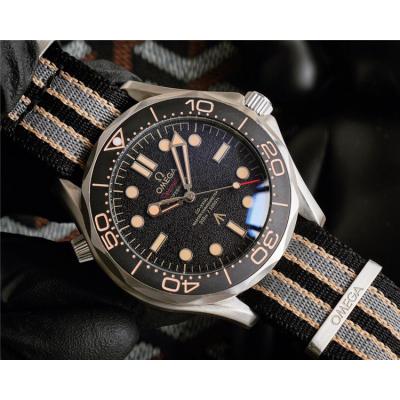 Replica Seamaster A21j Automatic Movement Mens Watch Blue Dial Rubber Strap E414