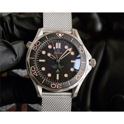 Replica Seamaster A21j Automatic Movement Mens Watch Blue Dial Rubber Strap E414