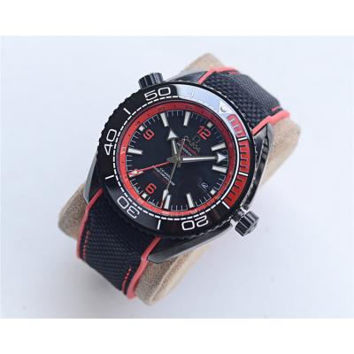 Replica Seamaster A2813 Automatic Movement Mens Watch Black Dial Nylon Strap B E417