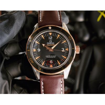 Replica Seamaster 8500 Automatic Movement Mens Watch Black Dial Stainless Steel E418