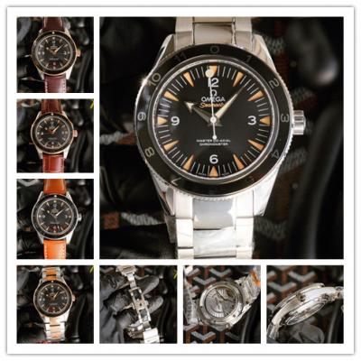 Replica Seamaster 8500 Automatic Movement Mens Watch Black Dial Stainless Steel E418