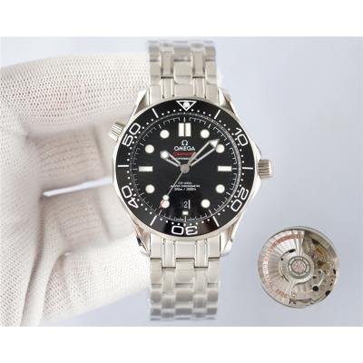 Replica Seamaster 8800 Automatic Movement Mens Watch Black Dial Rubber Strap A E439