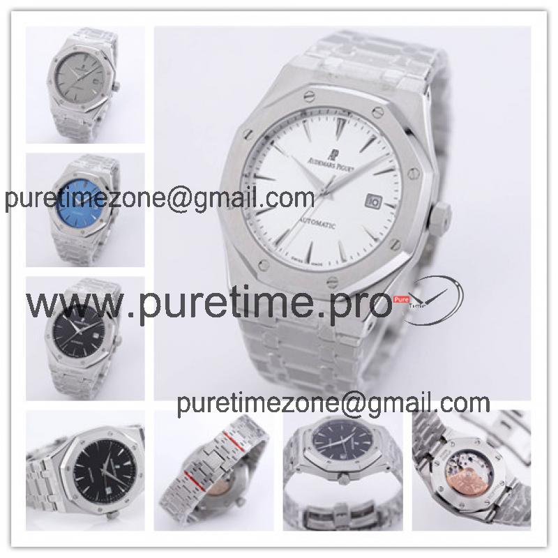 Replica Royal Oak Japan Miyota 8215 Automatic Movement Mens Watch White Dial Stainless Steel E228