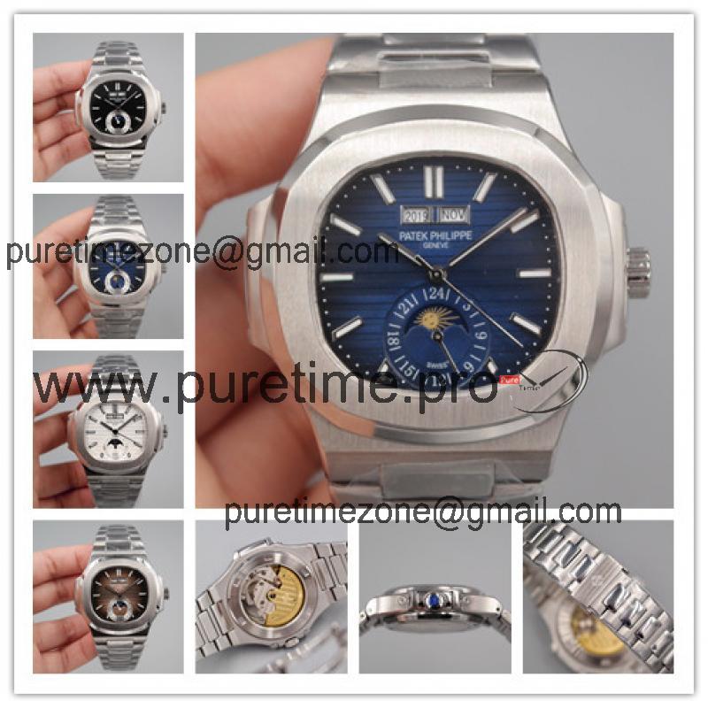 Replica Nautilus A21j Automatic Movement Mens Watch Blue Dial Stainless Steel K E18