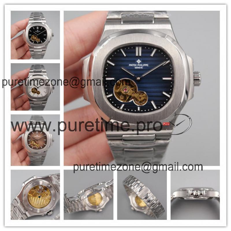 Replica Nautilus A21j Automatic Movement Mens Watch Blue Dial Stainless Steel B E20