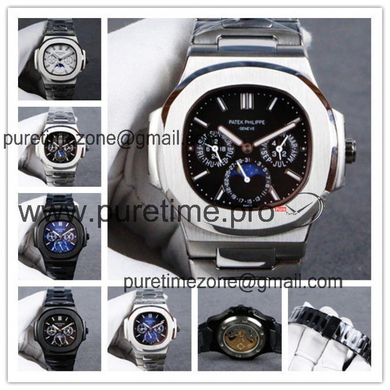 Replica Nautilus A21j Automatic Movement Mens Watch Black Dial Stainless Steel E98