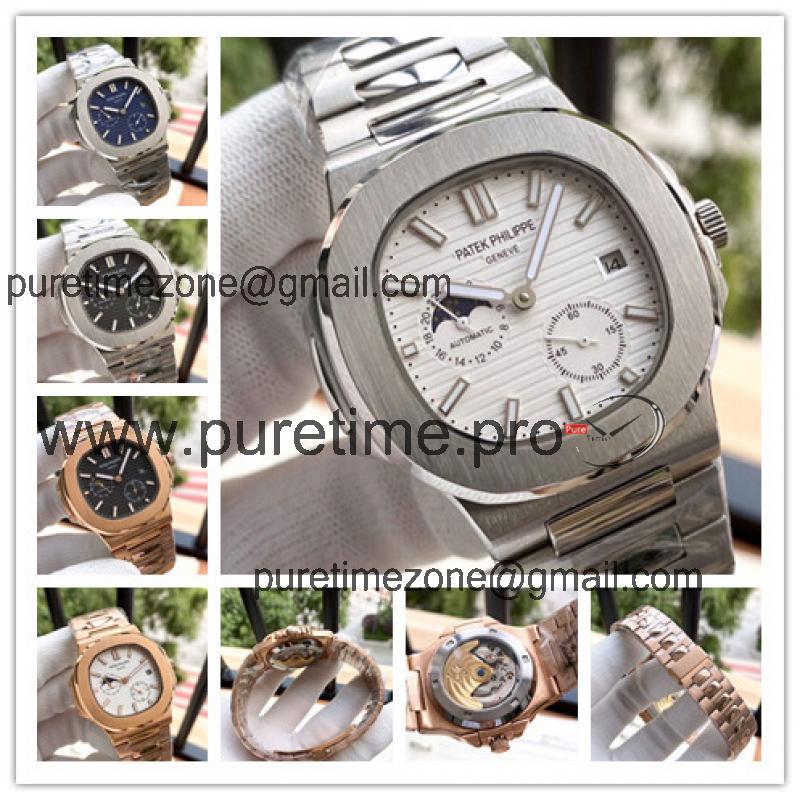 Replica Nautilus A21j Automatic Movement Mens Watch White Dial Stainless Steel E110