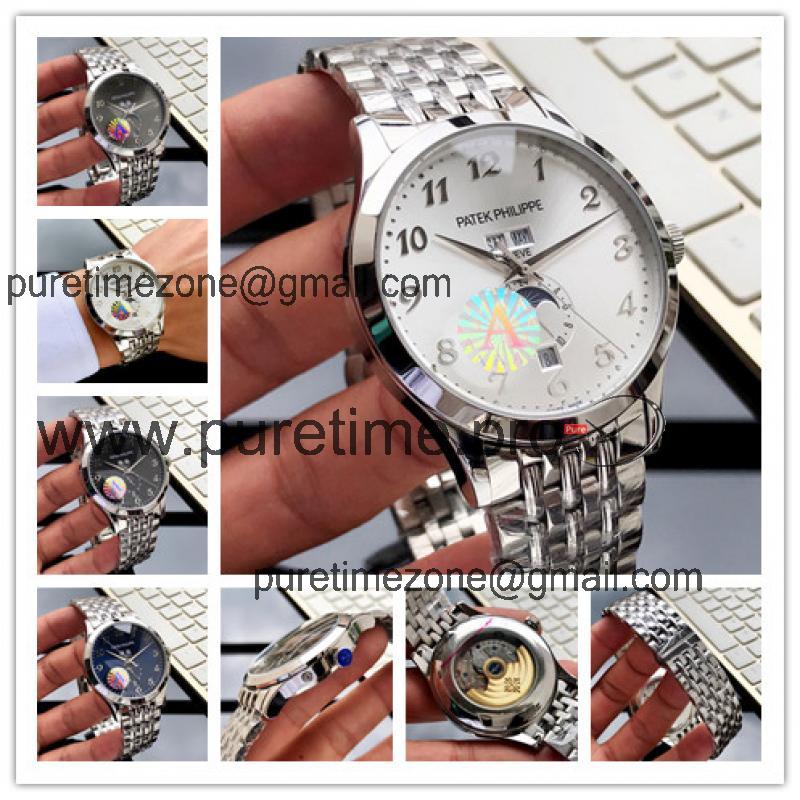 Replica Grand Complications A21j Automatic Movement Mens Watch Silver Dial Stainless Steel A E123