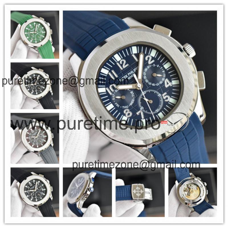 Replica Aquanaut A21j Automatic Movement Mens Watch Blue Dial Rubber Strap C E230