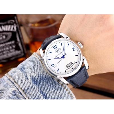 Replica Tonda A21j Automatic Movement Mens Watch White Dial Leather Strap A E25