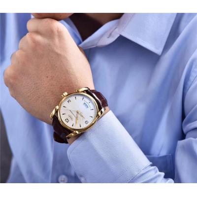 Replica Tonda A21j Automatic Movement Mens Watch White Dial Leather Strap B E25