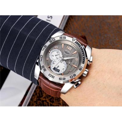 Replica Bugatti A21j Automatic Movement Mens Watch White Dial Leather Strap E30