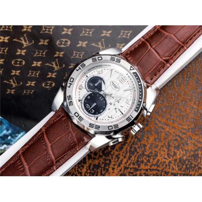 Replica Bugatti A21j Automatic Movement Mens Watch White Dial Leather Strap E30