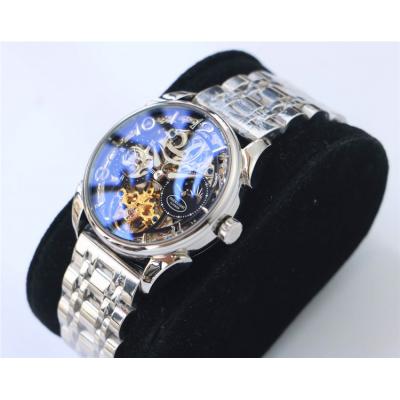 Replica Tonda A21j Automatic Movement Mens Watch Skeleton Dial Stainless Steel B E49