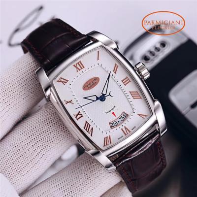 Replica Kalpa A2813 Automatic Movement Mens Watch White Dial Leather Strap E50