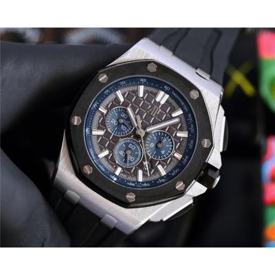 Replica Royal Oak Offshore A21j Automatic Movement Mens Watch Black Dial Rubber Strap E215