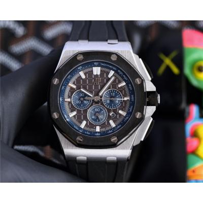 Replica Royal Oak Offshore A21j Automatic Movement Mens Watch Black Dial Rubber Strap E215