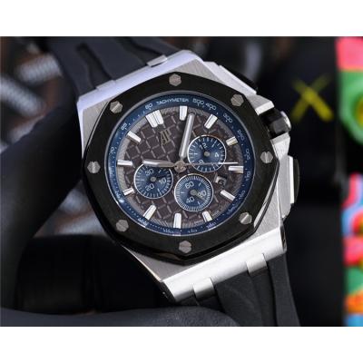 Replica Royal Oak Offshore A21j Automatic Movement Mens Watch Black Dial Rubber Strap E215