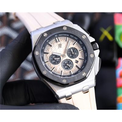 Replica Royal Oak Offshore A21j Automatic Movement Mens Watch Black Dial Rubber Strap E215