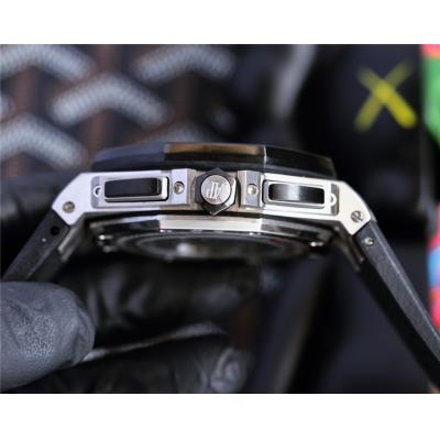 Replica Royal Oak Offshore A21j Automatic Movement Mens Watch Black Dial Rubber Strap E215