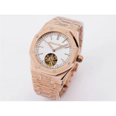 Replica Royal Oak A21j Automatic Movement Mens Watch White Tourbillon Dial Stainless Steel E223