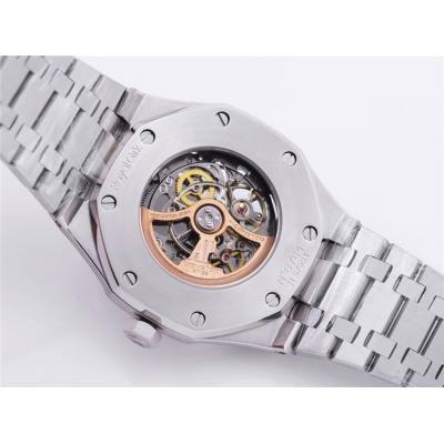 Replica Royal Oak A21j Automatic Movement Mens Watch Skeleton Dial Two Tone Rose Gold E224