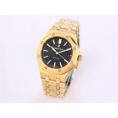 Replica Royal Oak A21j Automatic Movement Womens Watch Silver Dial Diamonds Case Yellow Gold C E227