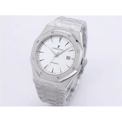 Replica Royal Oak Japan Miyota 8215 Automatic Movement Mens Watch White Dial Stainless Steel E228