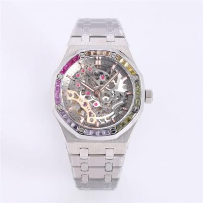 Replica Royal Oak A21j Automatic Movement Womens Watch Skeleton Dial Stainless Steel A A29