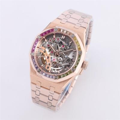 Replica Royal Oak A21j Automatic Movement Womens Watch Skeleton Dial Stainless Steel A A29