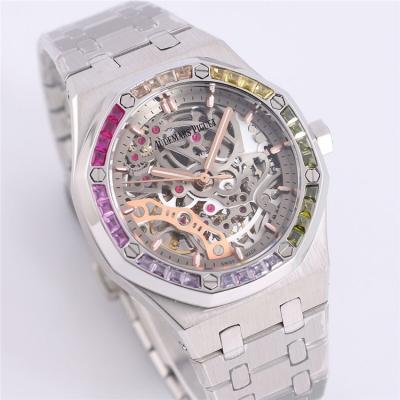 Replica Royal Oak A21j Automatic Movement Womens Watch Skeleton Dial Stainless Steel A A29