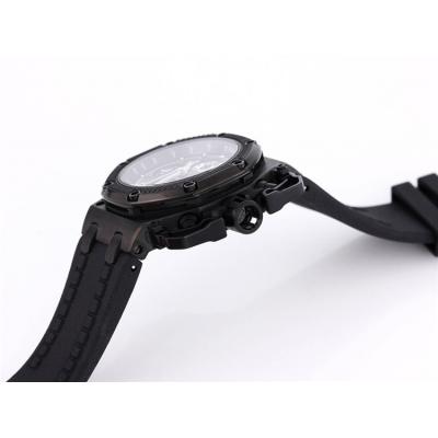 Replica Royal Oak Offshore A21j Automatic Movement Mens Watch Black Dial Leather Strap A30