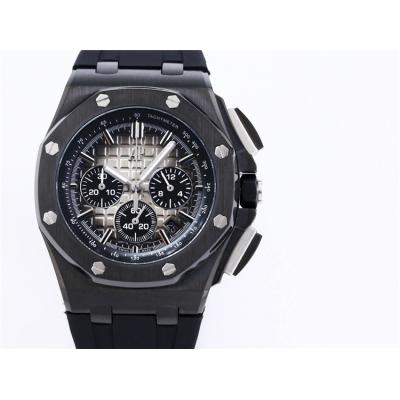 Replica Royal Oak Offshore Japan Quartz chronograph Movement Mens Watch Blue Dial Rubber Strap A A31