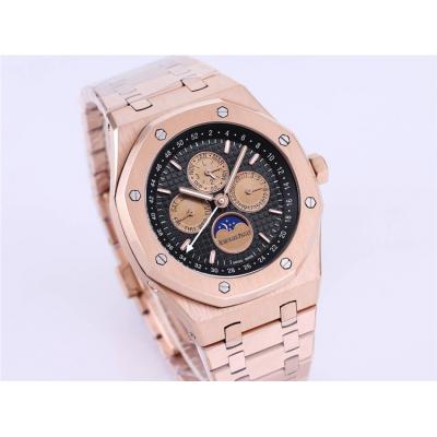 Replica Royal Oak A21j Automatic Movement Mens Watch Gold Dial Yellow Gold B A36