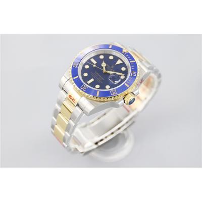 EWF Submariner 40 116613LB A3135 Automatic Mens Watch TT YG Ceramic Blue Dial 904L OysterSteel Bracelet Best Edition