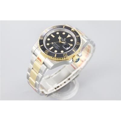 EWF Submariner 40 116613LB A3135 Automatic Mens Watch TT YG Ceramic Black Dial 904L OysterSteel Bracelet Best Edition