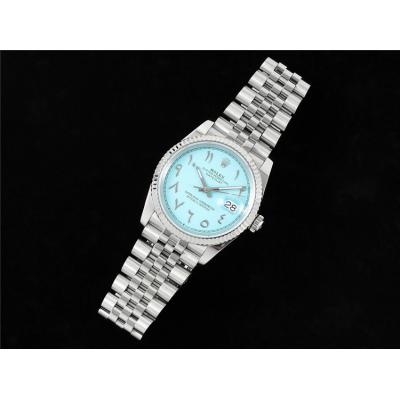 Datejust 36 126234 A3235 Automatic Unisex Watch Best Edition DIWF Tiffany Blue Arabic Dial 904L Jubilee SS Bracelet