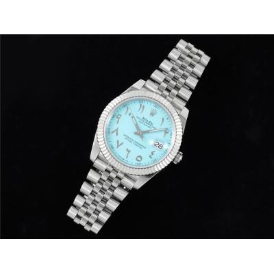 Datejust 41 126334 A3235 Automatic Mens Watch Best Edition DIWF Tiffany Blue Arabic Script Dial 904L Jubilee SS Bracelet