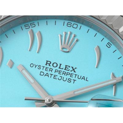 Datejust 41 126334 A3235 Automatic Mens Watch Best Edition DIWF Tiffany Blue Arabic Script Dial 904L Jubilee SS Bracelet