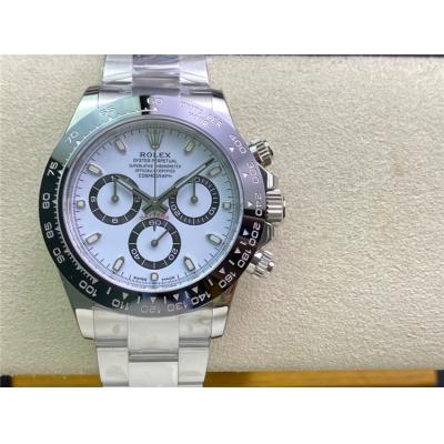 Daytona 116500 SA4130 Automatic Chronograph Mens Watch Best Edion CLEAN V3 Pamda Ceramic White Dial 904L SS Bracelet