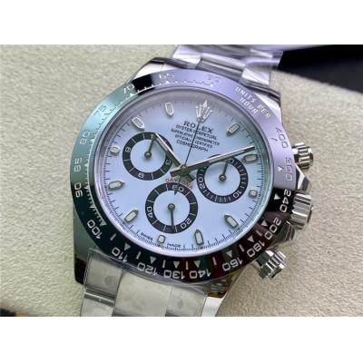 Daytona 116500 SA4130 Automatic Chronograph Mens Watch Best Edion CLEAN V3 Pamda Ceramic White Dial 904L SS Bracelet