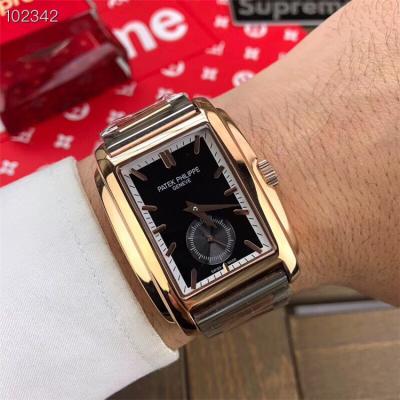 Replica Gondolo A21j Automatic Movement Mens Watch Black Dial Two Tone Yellow Gold B E03