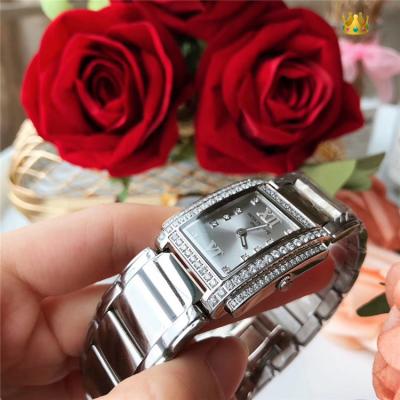 Replica Twenty~4 Swiss Quartz Movement Womens Watch Black Dial Diamonds Case Stainless Steel E06