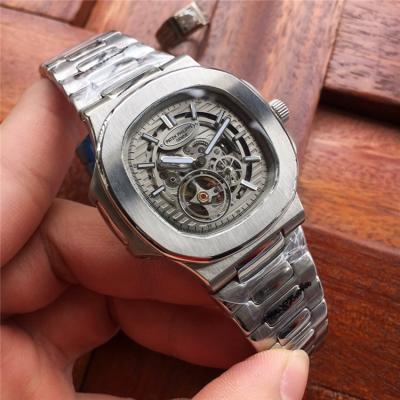 Replica Nautilus Japan Miyota 8215 Automatic Movement Mens Watch Skeleton Dial Stainless Steel B E14