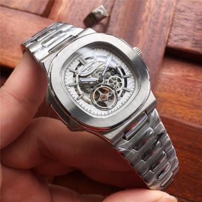 Replica Nautilus Japan Miyota 8215 Automatic Movement Mens Watch Skeleton Dial Stainless Steel B E14