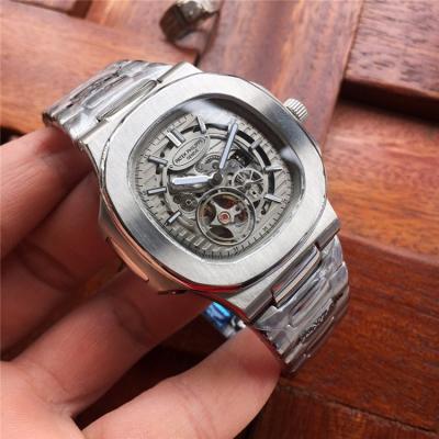 Replica Nautilus Japan Miyota 8215 Automatic Movement Mens Watch Skeleton Dial Stainless Steel B E14